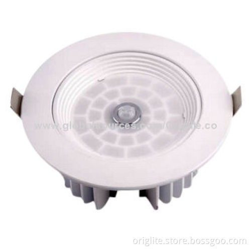 LED Down-light, PIR sensor/5w/85-245V AC/automatically dimmed in a rate of 10-50%, anti-glare design